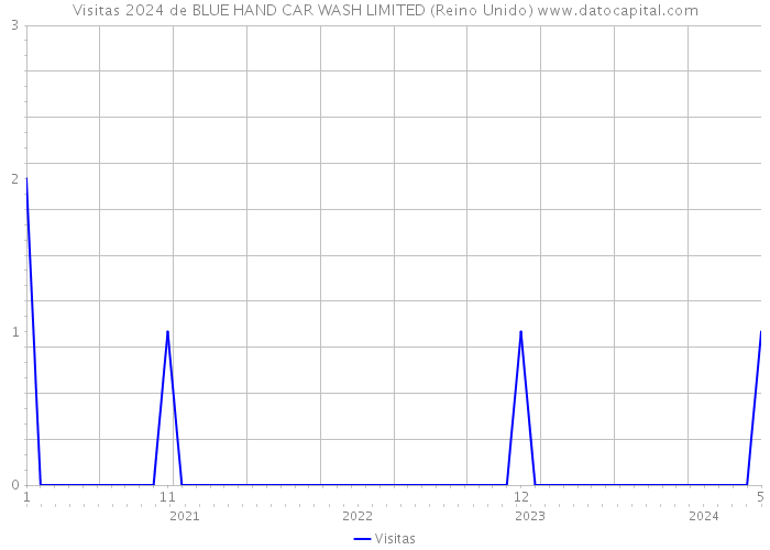 Visitas 2024 de BLUE HAND CAR WASH LIMITED (Reino Unido) 