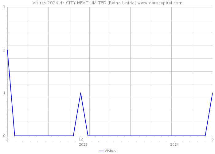 Visitas 2024 de CITY HEAT LIMITED (Reino Unido) 