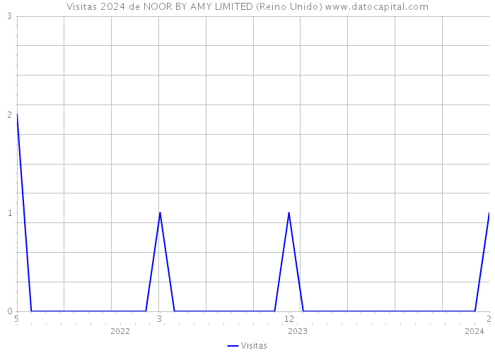 Visitas 2024 de NOOR BY AMY LIMITED (Reino Unido) 