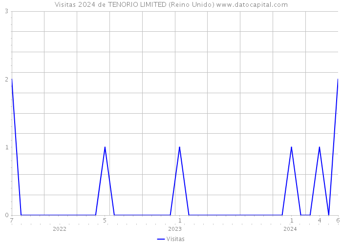 Visitas 2024 de TENORIO LIMITED (Reino Unido) 