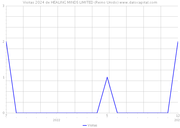 Visitas 2024 de HEALING MINDS LIMITED (Reino Unido) 