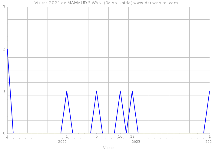 Visitas 2024 de MAHMUD SIWANI (Reino Unido) 