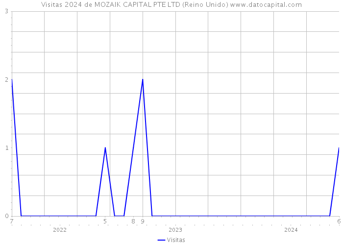 Visitas 2024 de MOZAIK CAPITAL PTE LTD (Reino Unido) 