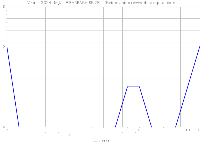 Visitas 2024 de JULIE BARBARA BRIZELL (Reino Unido) 