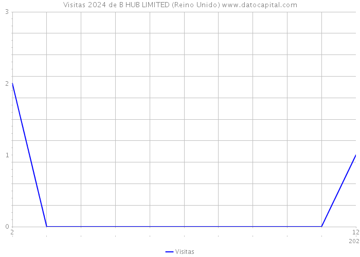 Visitas 2024 de B HUB LIMITED (Reino Unido) 