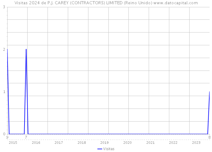 Visitas 2024 de P.J. CAREY (CONTRACTORS) LIMITED (Reino Unido) 