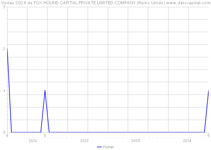 Visitas 2024 de FOX HOUND CAPITAL PRIVATE LIMITED COMPANY (Reino Unido) 