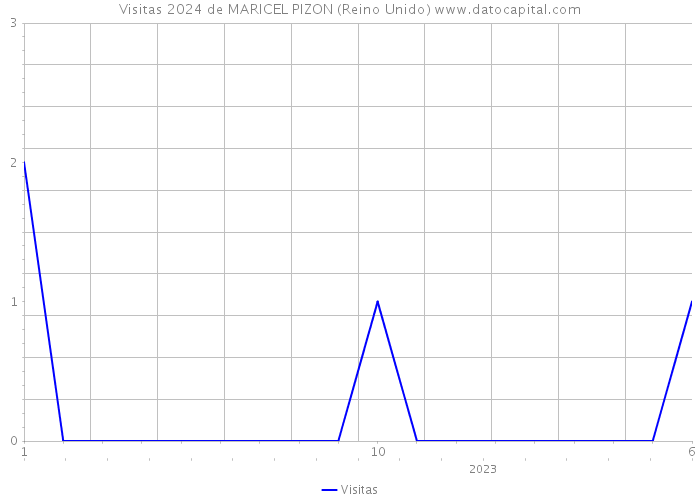 Visitas 2024 de MARICEL PIZON (Reino Unido) 