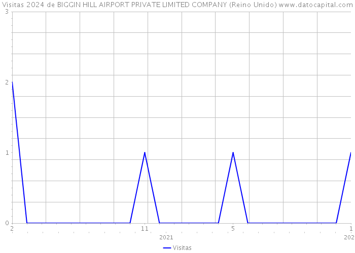 Visitas 2024 de BIGGIN HILL AIRPORT PRIVATE LIMITED COMPANY (Reino Unido) 