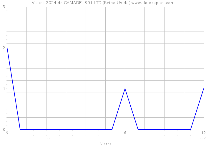 Visitas 2024 de GAMADEL 501 LTD (Reino Unido) 