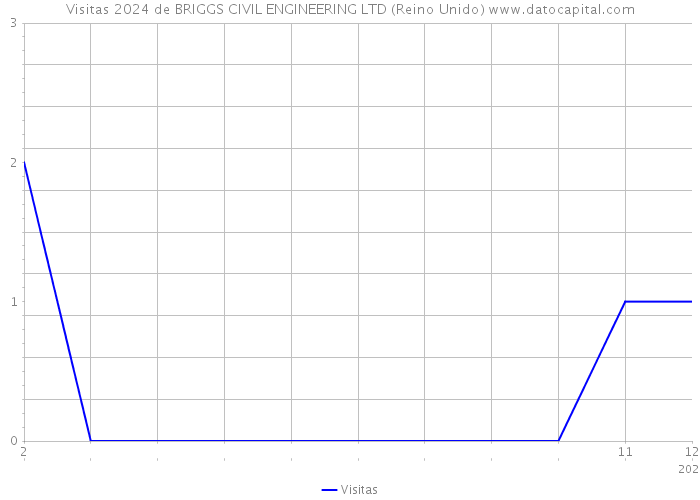 Visitas 2024 de BRIGGS CIVIL ENGINEERING LTD (Reino Unido) 