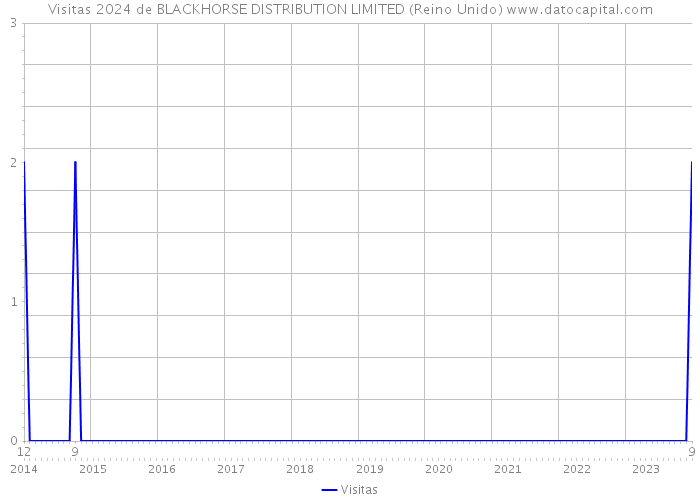 Visitas 2024 de BLACKHORSE DISTRIBUTION LIMITED (Reino Unido) 