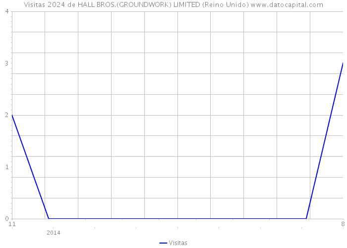 Visitas 2024 de HALL BROS.(GROUNDWORK) LIMITED (Reino Unido) 