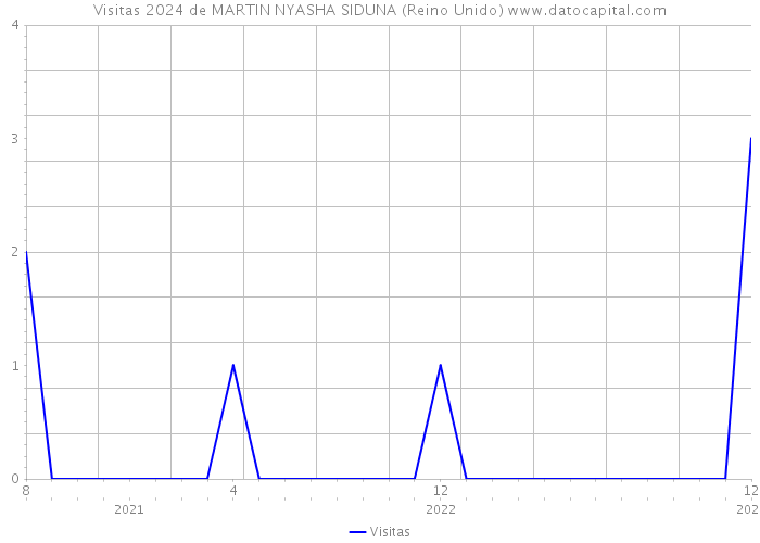 Visitas 2024 de MARTIN NYASHA SIDUNA (Reino Unido) 