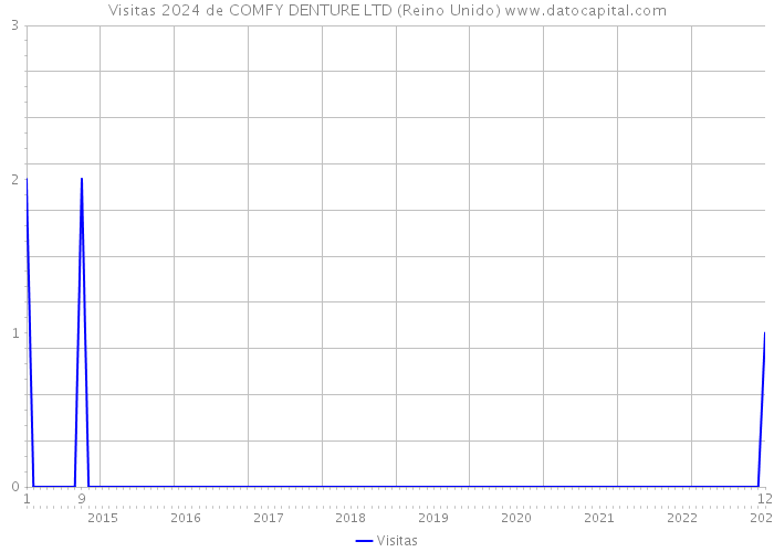 Visitas 2024 de COMFY DENTURE LTD (Reino Unido) 