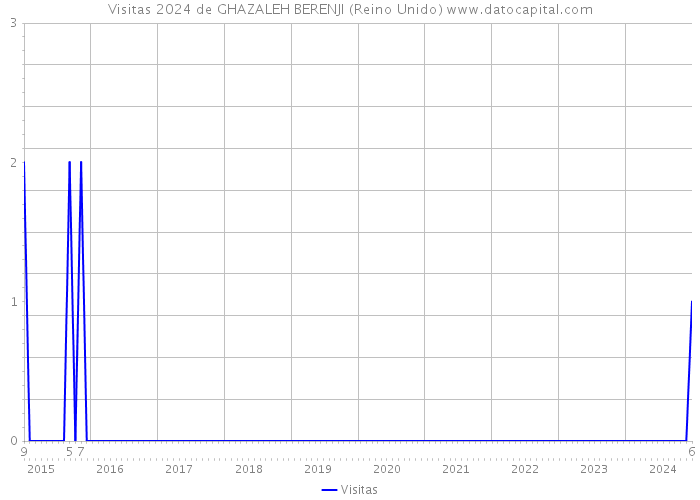 Visitas 2024 de GHAZALEH BERENJI (Reino Unido) 