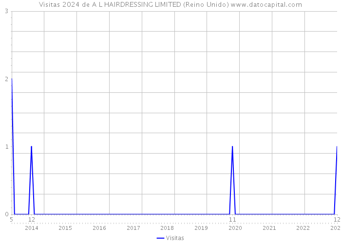 Visitas 2024 de A L HAIRDRESSING LIMITED (Reino Unido) 