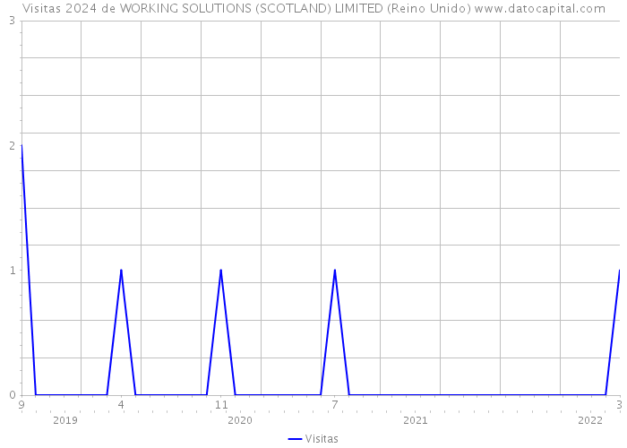 Visitas 2024 de WORKING SOLUTIONS (SCOTLAND) LIMITED (Reino Unido) 