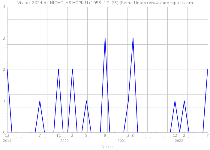 Visitas 2024 de NICHOLAS HOPKIN (1955-12-23) (Reino Unido) 