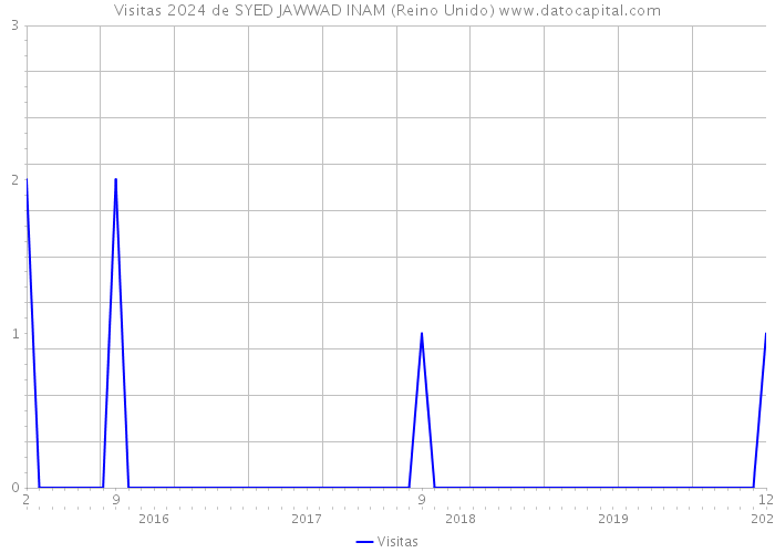 Visitas 2024 de SYED JAWWAD INAM (Reino Unido) 