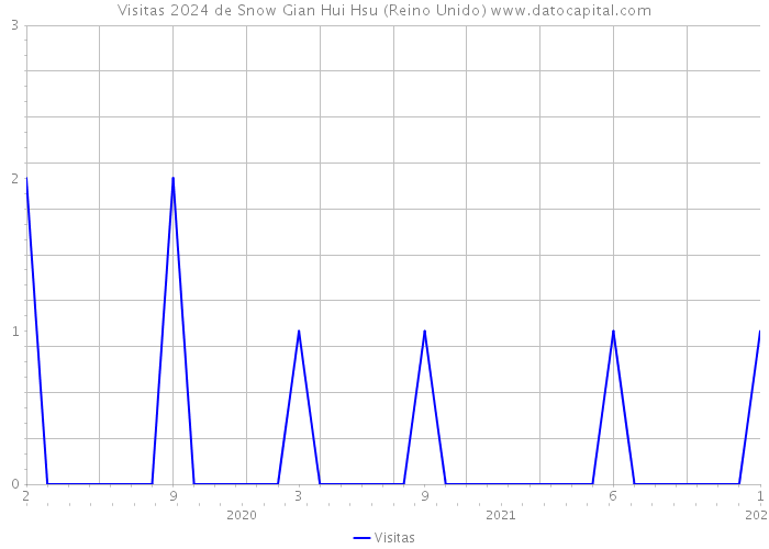 Visitas 2024 de Snow Gian Hui Hsu (Reino Unido) 