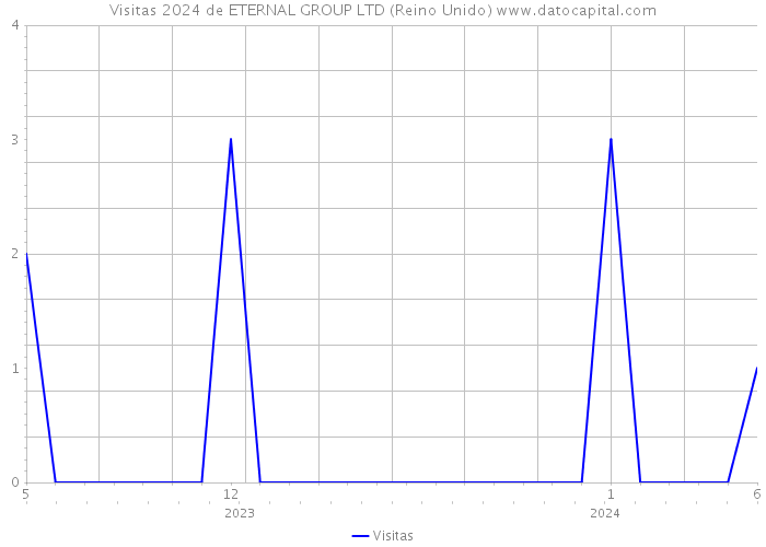 Visitas 2024 de ETERNAL GROUP LTD (Reino Unido) 