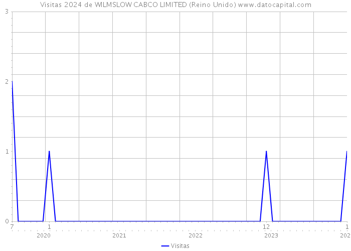 Visitas 2024 de WILMSLOW CABCO LIMITED (Reino Unido) 