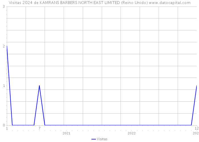 Visitas 2024 de KAMRANS BARBERS NORTH EAST LIMITED (Reino Unido) 