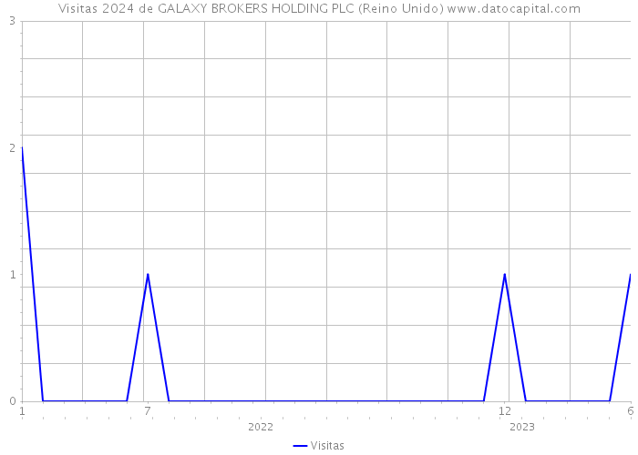 Visitas 2024 de GALAXY BROKERS HOLDING PLC (Reino Unido) 