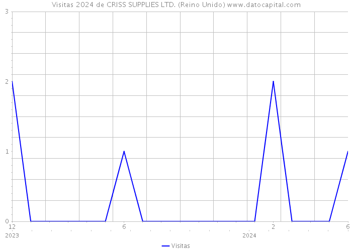 Visitas 2024 de CRISS SUPPLIES LTD. (Reino Unido) 