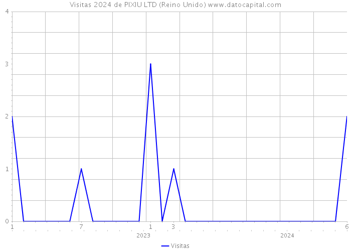 Visitas 2024 de PIXIU LTD (Reino Unido) 