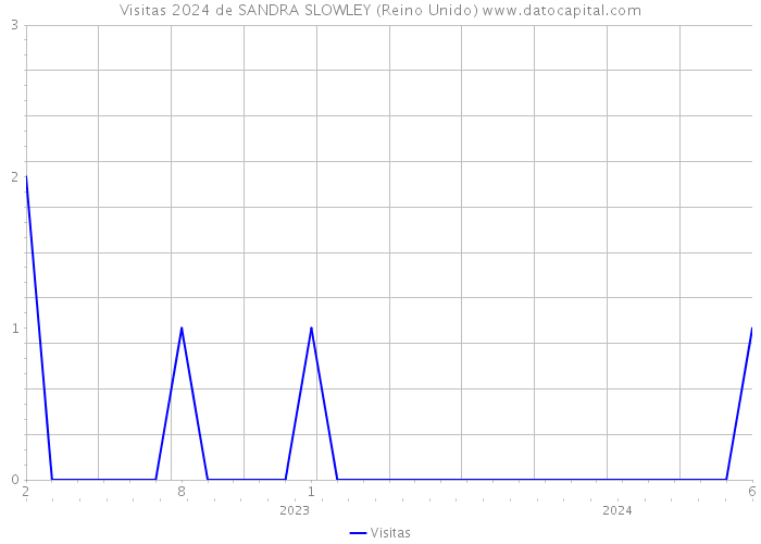 Visitas 2024 de SANDRA SLOWLEY (Reino Unido) 