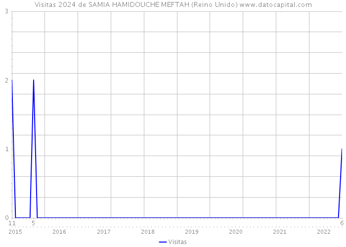 Visitas 2024 de SAMIA HAMIDOUCHE MEFTAH (Reino Unido) 