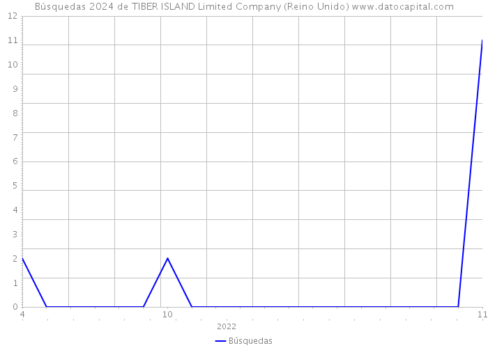 Búsquedas 2024 de TIBER ISLAND Limited Company (Reino Unido) 