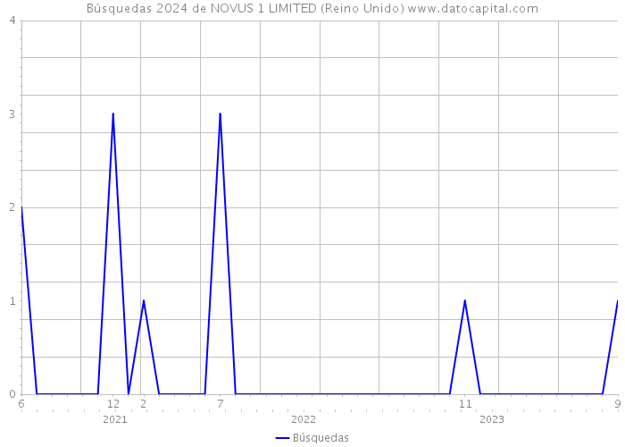 Búsquedas 2024 de NOVUS 1 LIMITED (Reino Unido) 