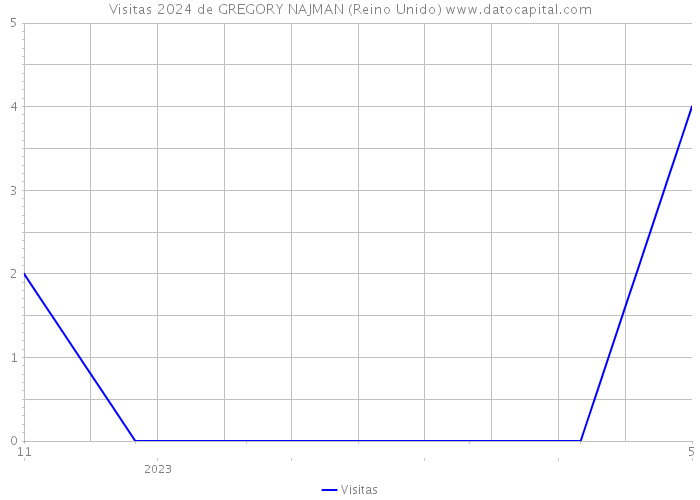 Visitas 2024 de GREGORY NAJMAN (Reino Unido) 