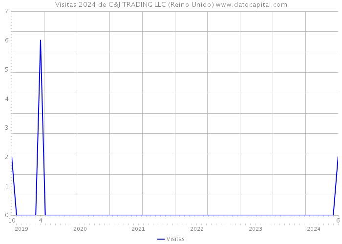 Visitas 2024 de C&J TRADING LLC (Reino Unido) 