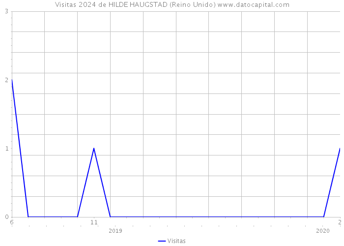 Visitas 2024 de HILDE HAUGSTAD (Reino Unido) 