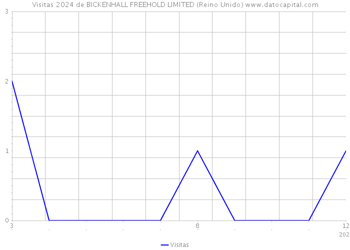 Visitas 2024 de BICKENHALL FREEHOLD LIMITED (Reino Unido) 