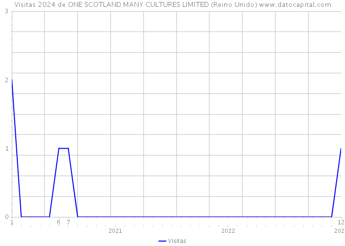 Visitas 2024 de ONE SCOTLAND MANY CULTURES LIMITED (Reino Unido) 