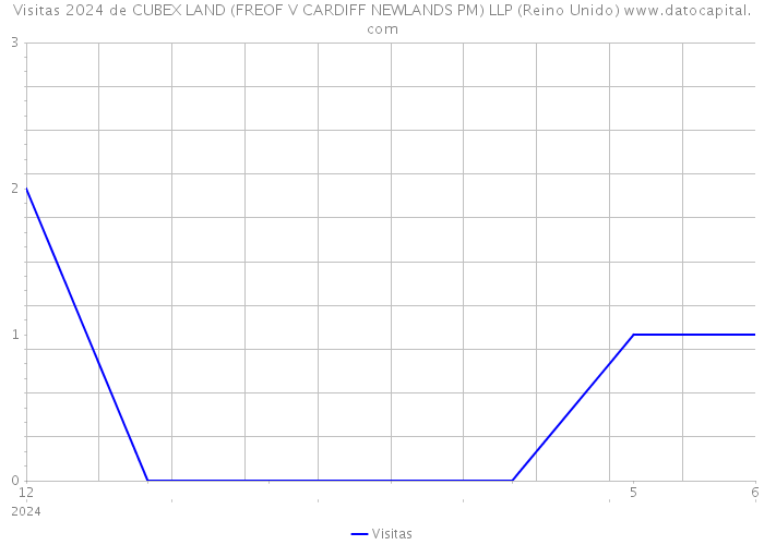 Visitas 2024 de CUBEX LAND (FREOF V CARDIFF NEWLANDS PM) LLP (Reino Unido) 