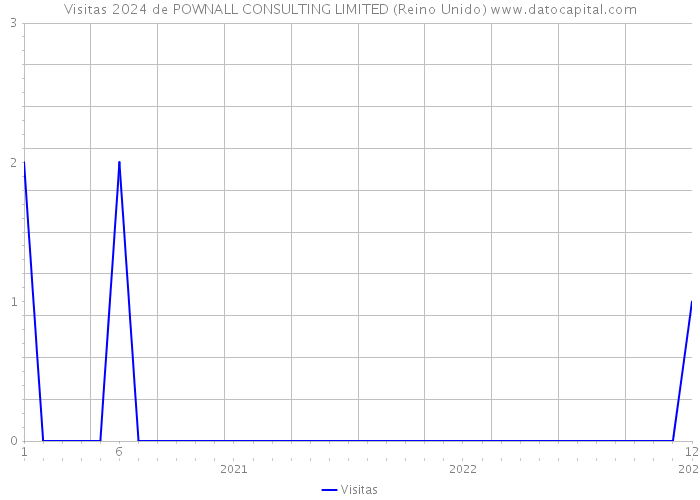 Visitas 2024 de POWNALL CONSULTING LIMITED (Reino Unido) 