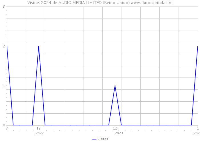 Visitas 2024 de AUDIO MEDIA LIMITED (Reino Unido) 