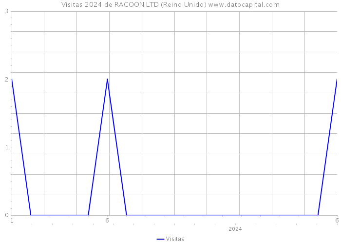 Visitas 2024 de RACOON LTD (Reino Unido) 