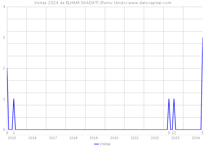 Visitas 2024 de ELHAM SAADATI (Reino Unido) 