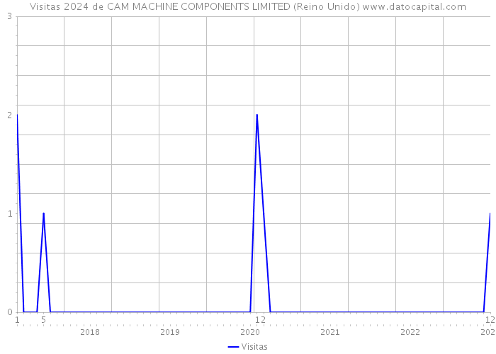 Visitas 2024 de CAM MACHINE COMPONENTS LIMITED (Reino Unido) 
