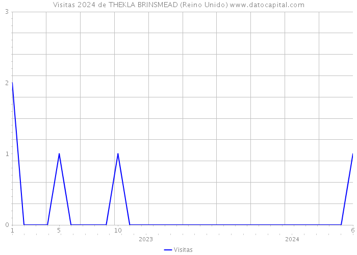 Visitas 2024 de THEKLA BRINSMEAD (Reino Unido) 