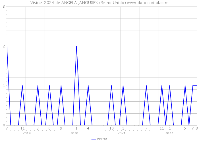 Visitas 2024 de ANGELA JANOUSEK (Reino Unido) 