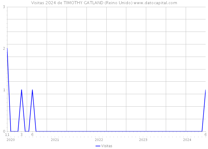 Visitas 2024 de TIMOTHY GATLAND (Reino Unido) 