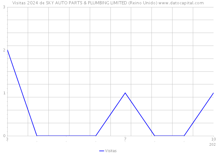 Visitas 2024 de SKY AUTO PARTS & PLUMBING LIMITED (Reino Unido) 